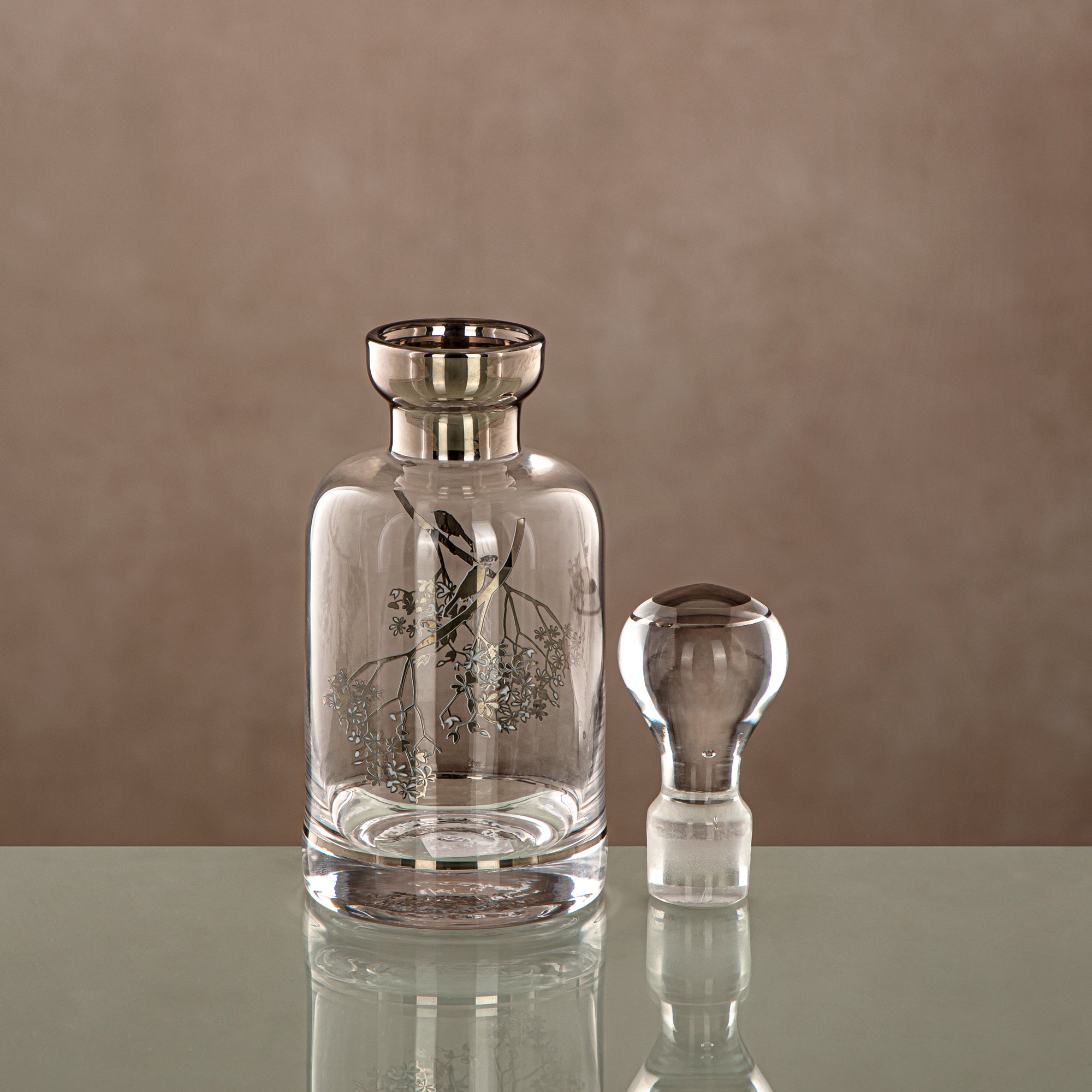 Almarjan Perfume Bottle Clear & silver 29 tola (0863P-XQZT-SIL) Gatherings, special occasions, Ramadan, eid