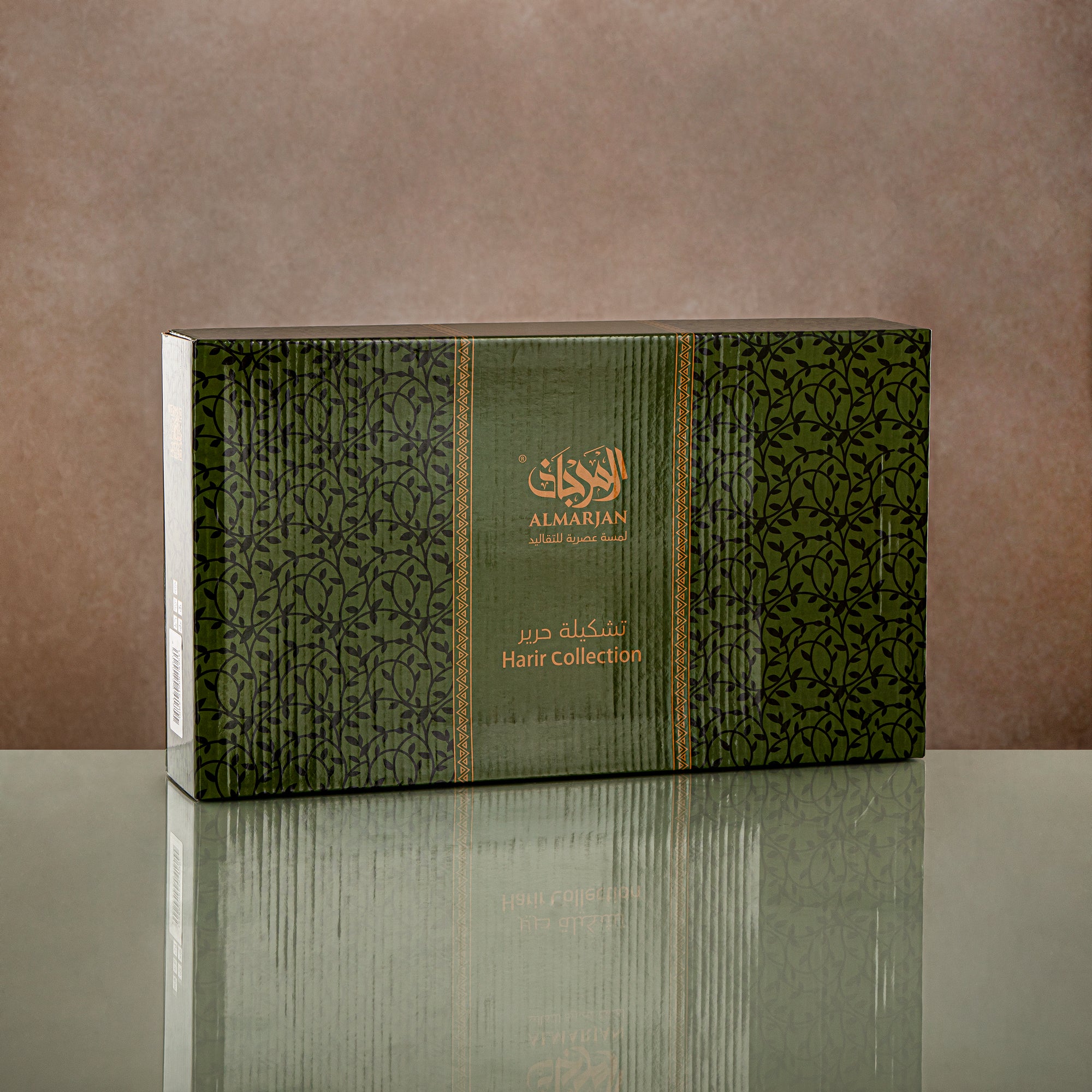 Almarjan Tea Cup & Saucer Set Clear & Gold 6 pieces (1496BJ-0001P-YCS-GLD) Gatherings, special occasions, Ramadan, eid