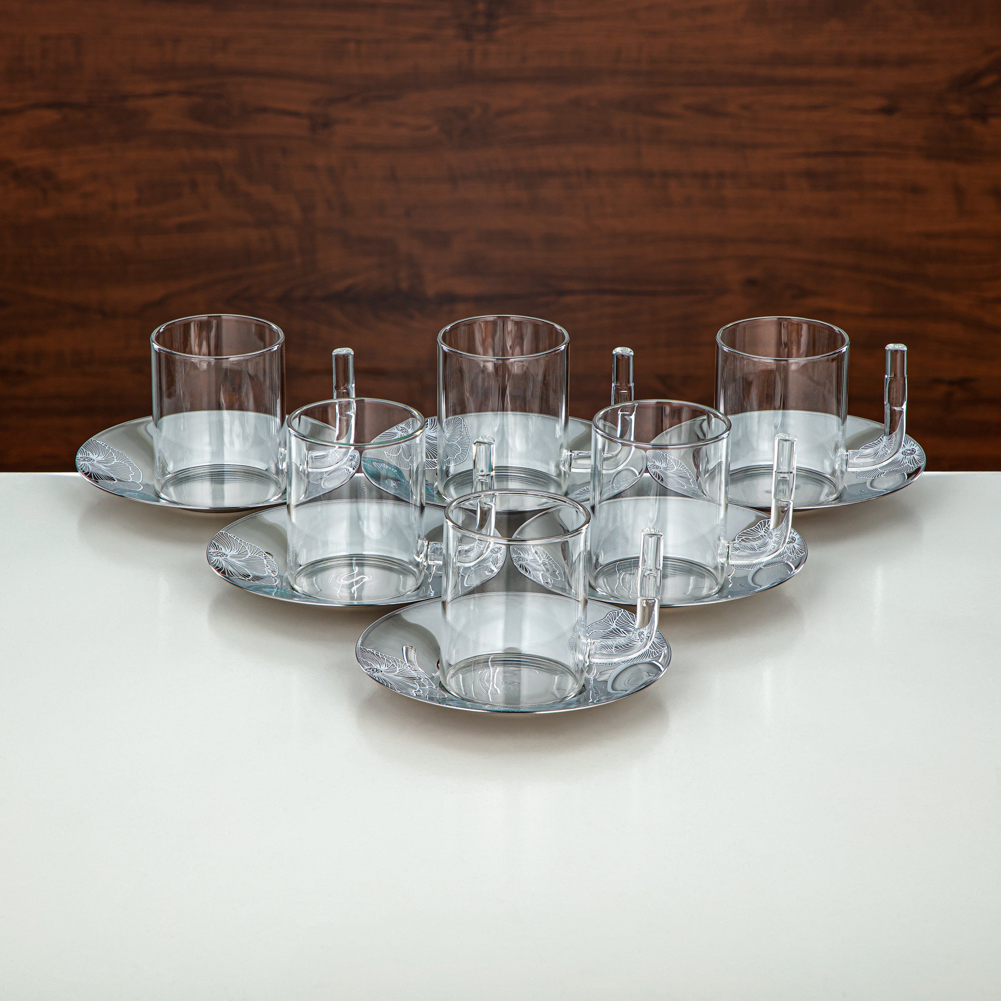 Almarjan Vacuum Flask Set 20 Pieces | Matt Silver 1L + 1L (GOK-S-MS-MS + 18PCS-12257-2) – Elegant Serving | Gatherings, Special Occasions, Ramadan, Eid