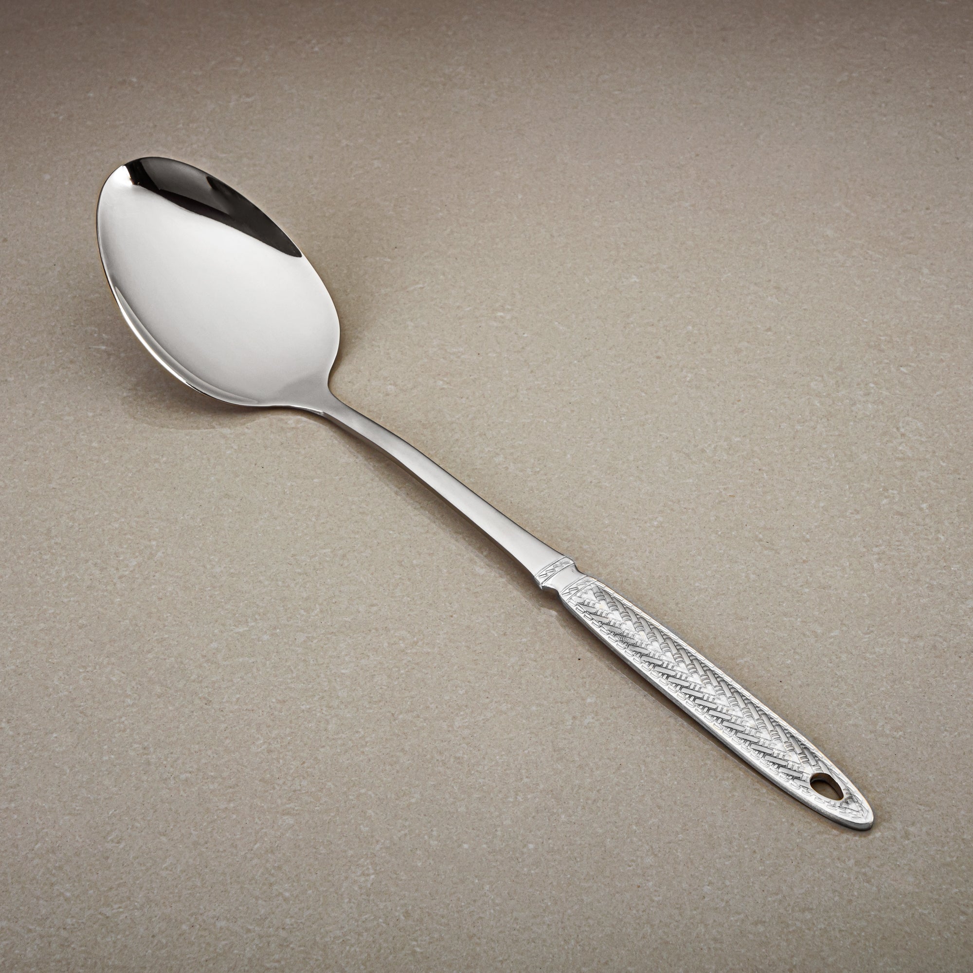 Almarjan Pasting Spoon, Stainless Steel, Silver (CUT0010497) Elegant Flatware