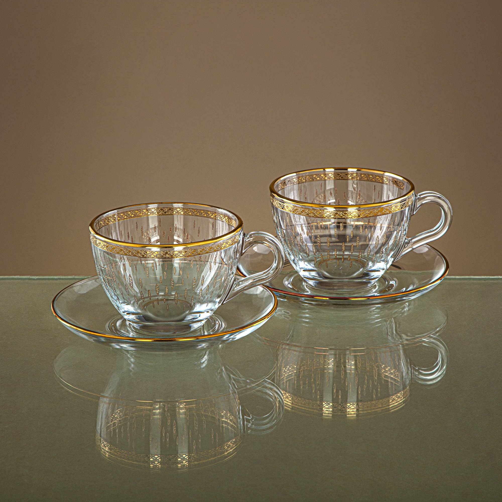 Combi 6 Pieces Glass Cappuccino Cup Set - G1013/1Z-35/CD