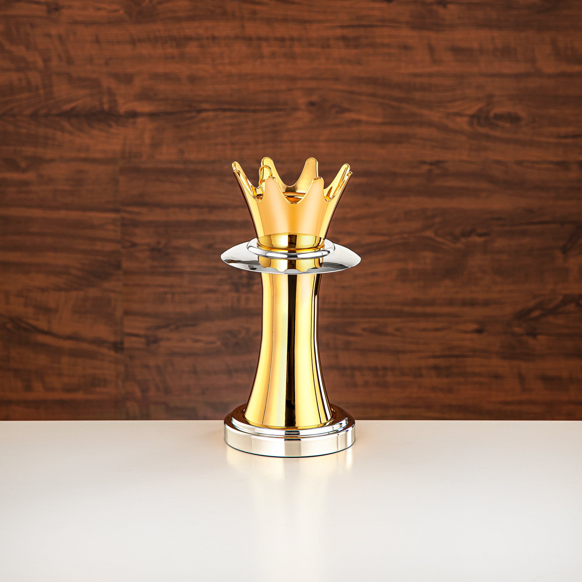 Almarjan 10 CM Incense Burner Silver & Gold - HT2411013