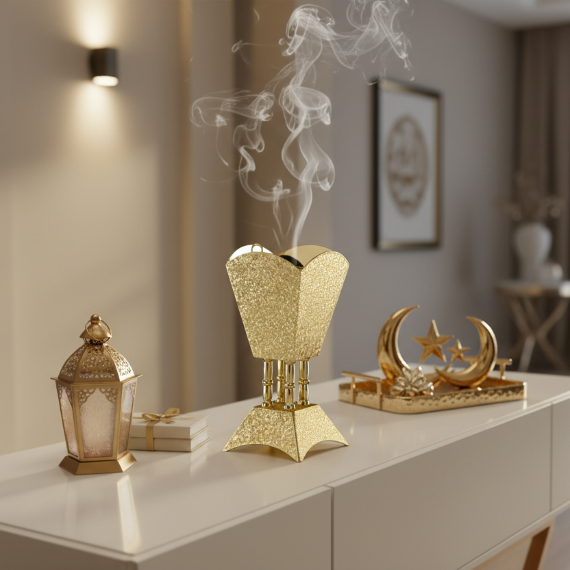 Almarjan Incense Burner Copper 20.5cm