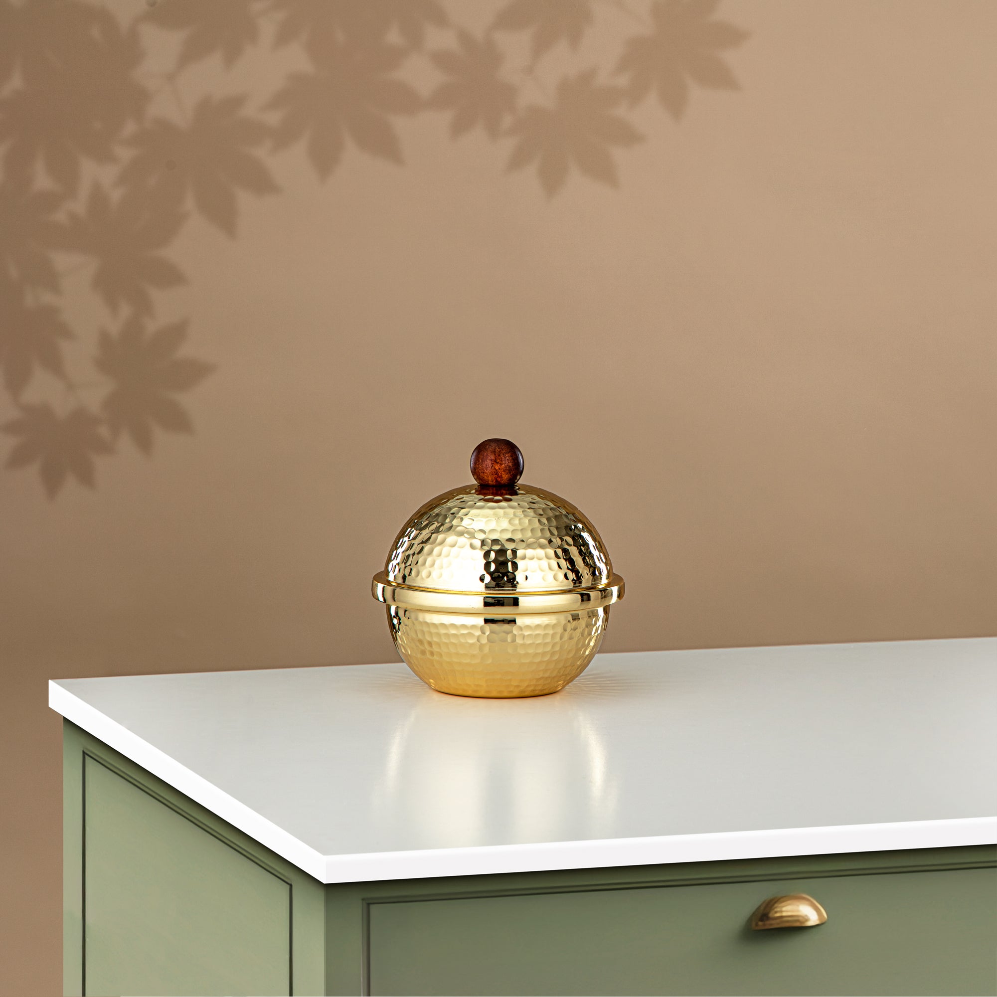 Almarjan Candy Set 3 Part Stainless Steel, Gold (MD-3050) - Stylish Serveware