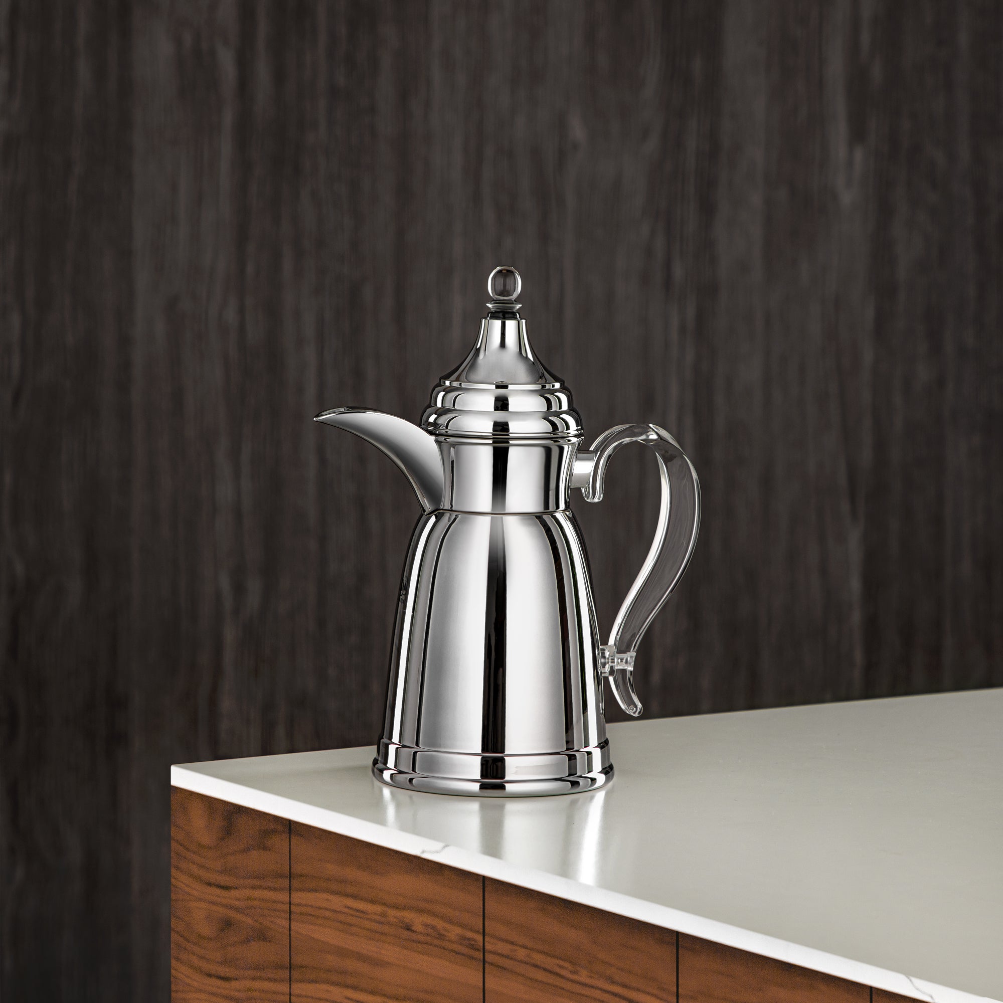 Almarjan 350 ML Stainless Steel Double Wall Flask Silver - SM-2E02-035 C