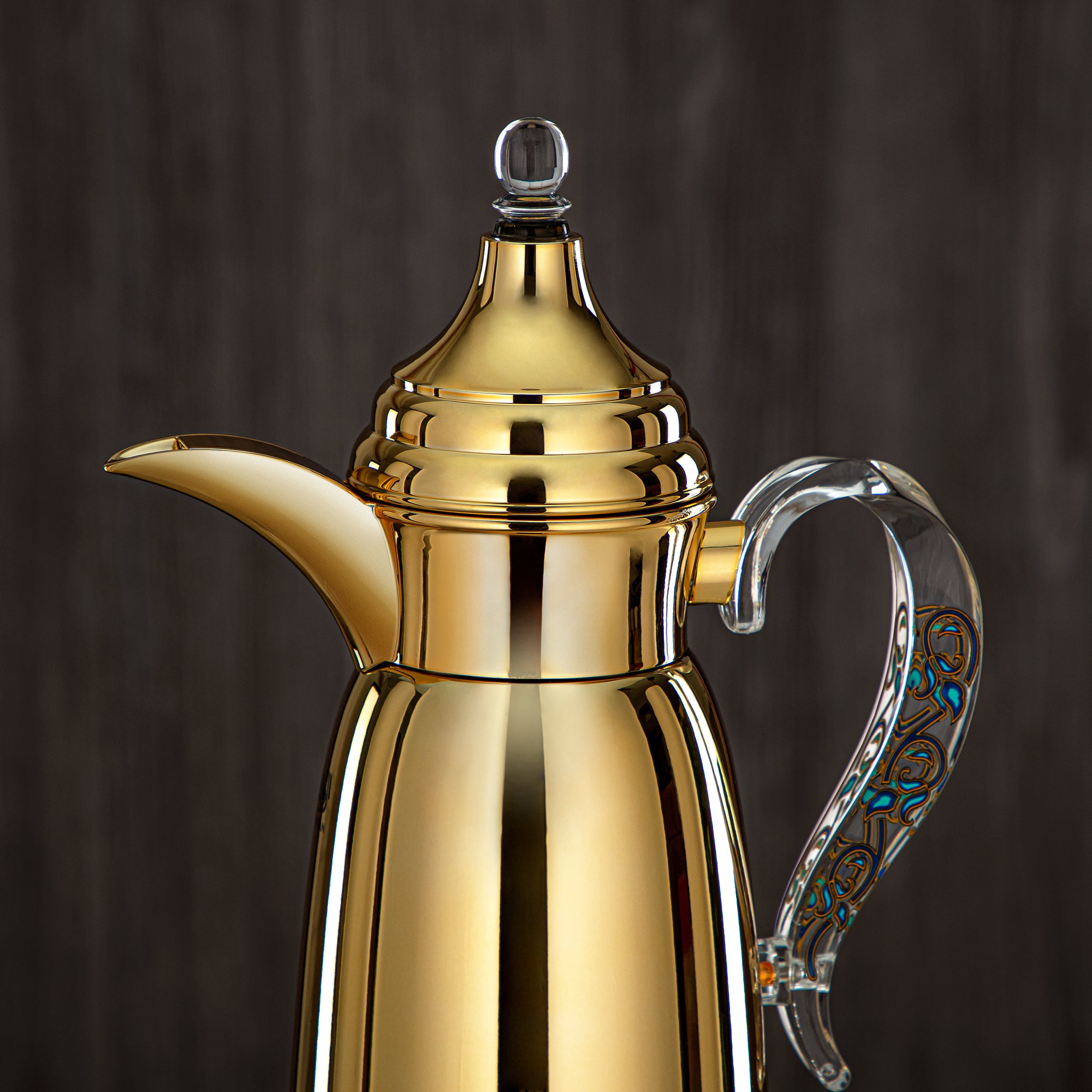 Almarjan 350 ML Stainless Steel Double Wall Flask Gold - SM-2E02-035 G/BLU