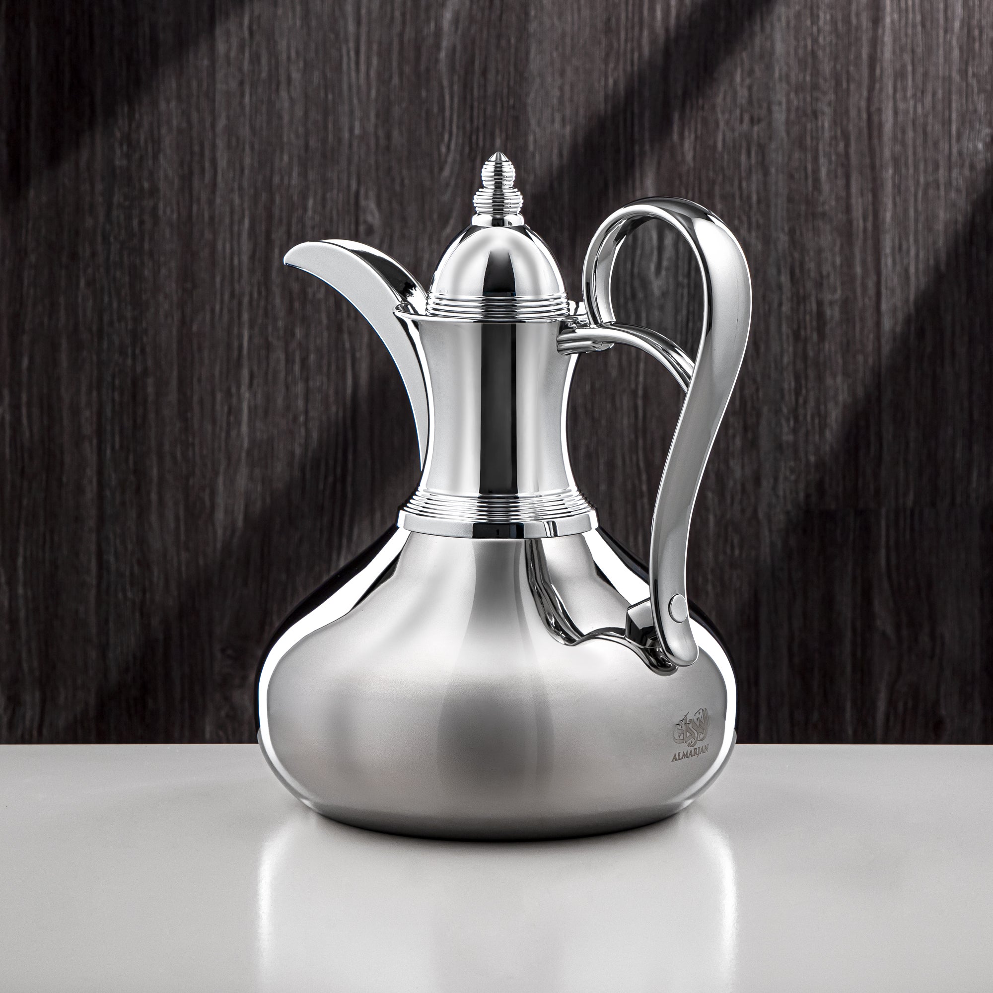 Almarjan 1 Liter Stainless Steel Vacuum Flask Silver - SS-Queen-10C S/S