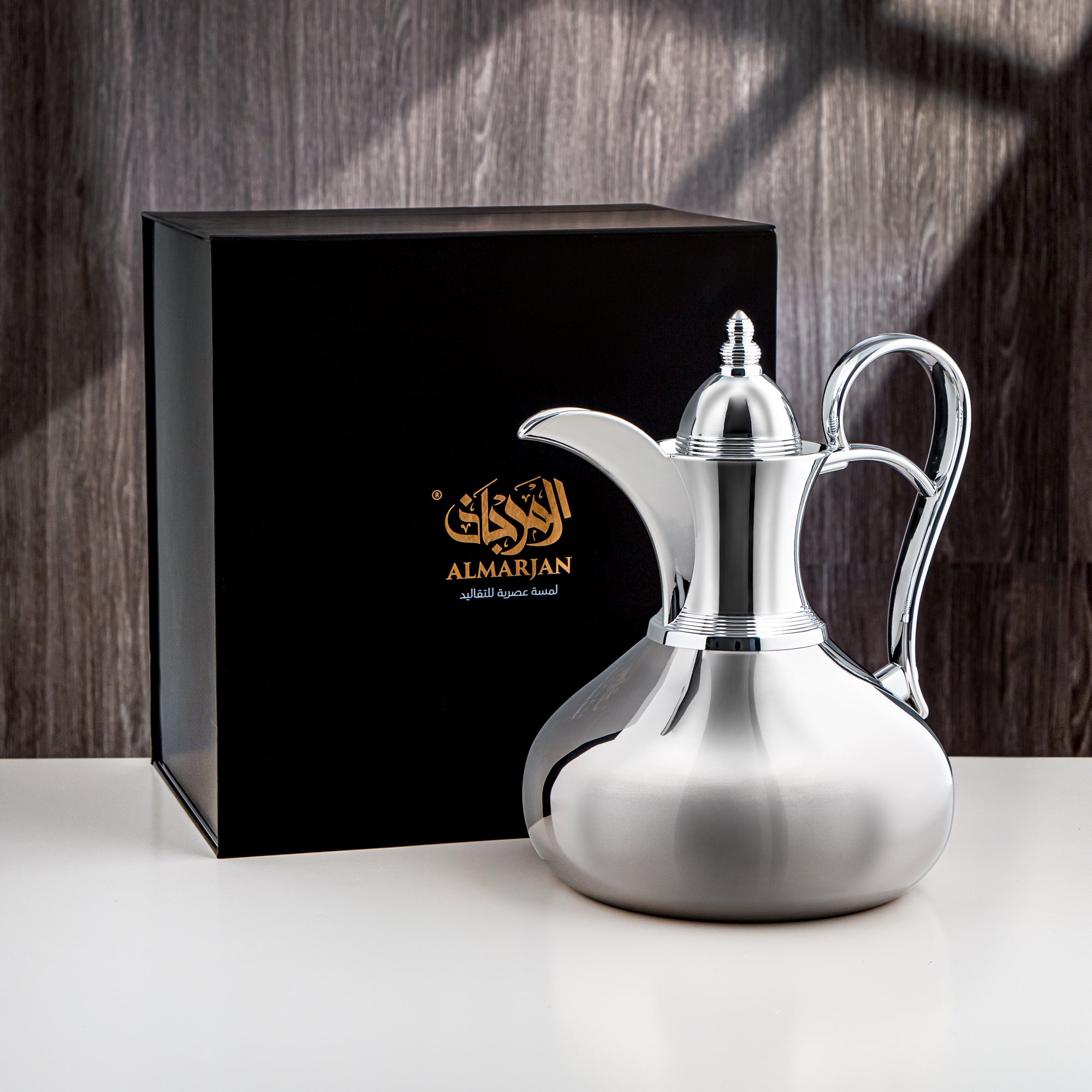 Almarjan 1 Liter Stainless Steel Vacuum Flask Silver - SS-Queen-10C S/S