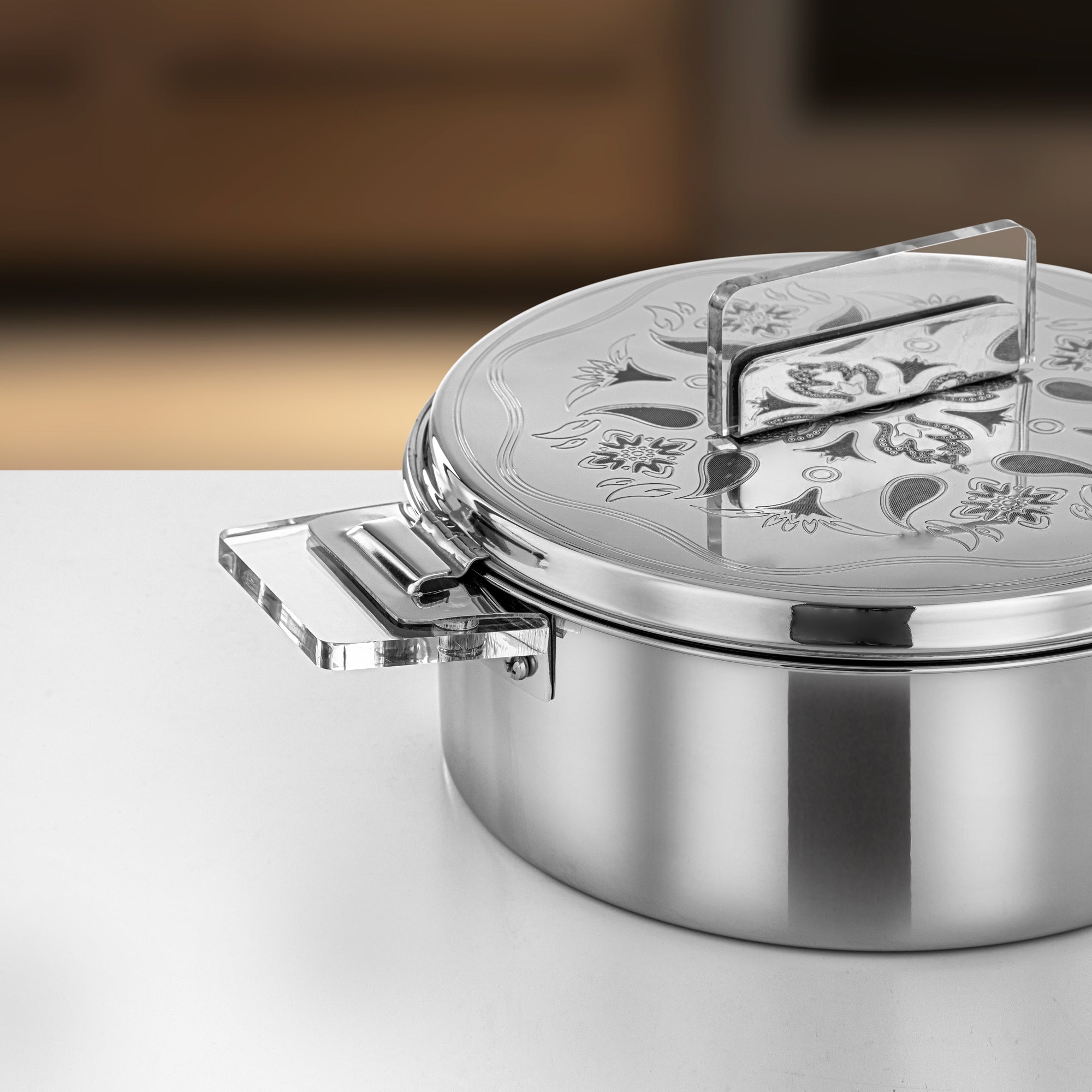 المرجان حرارات ستانلس ستيل، 25 سم (2500 مل)، فضي (H25E20) - مجموعة ديانا