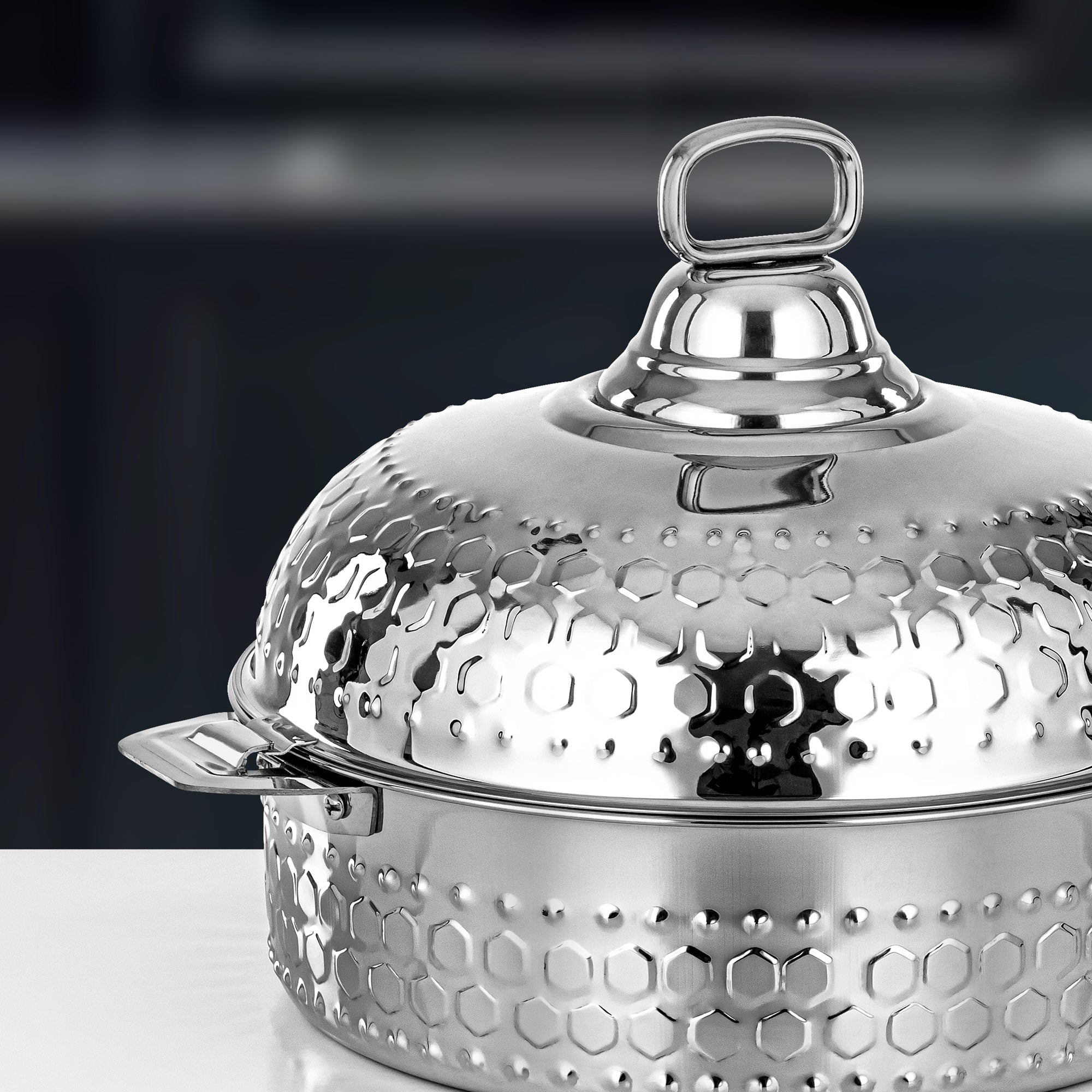 Almarjan Hot Pot 30cm Silver – Diwan Collection