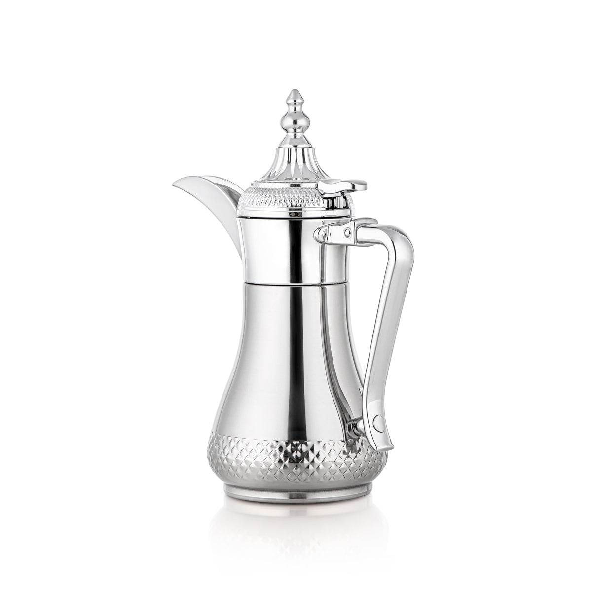 Almarjan 0.35 Liter Stainless Steel Vacuum Dallah Silver - SWD/D-035-CR