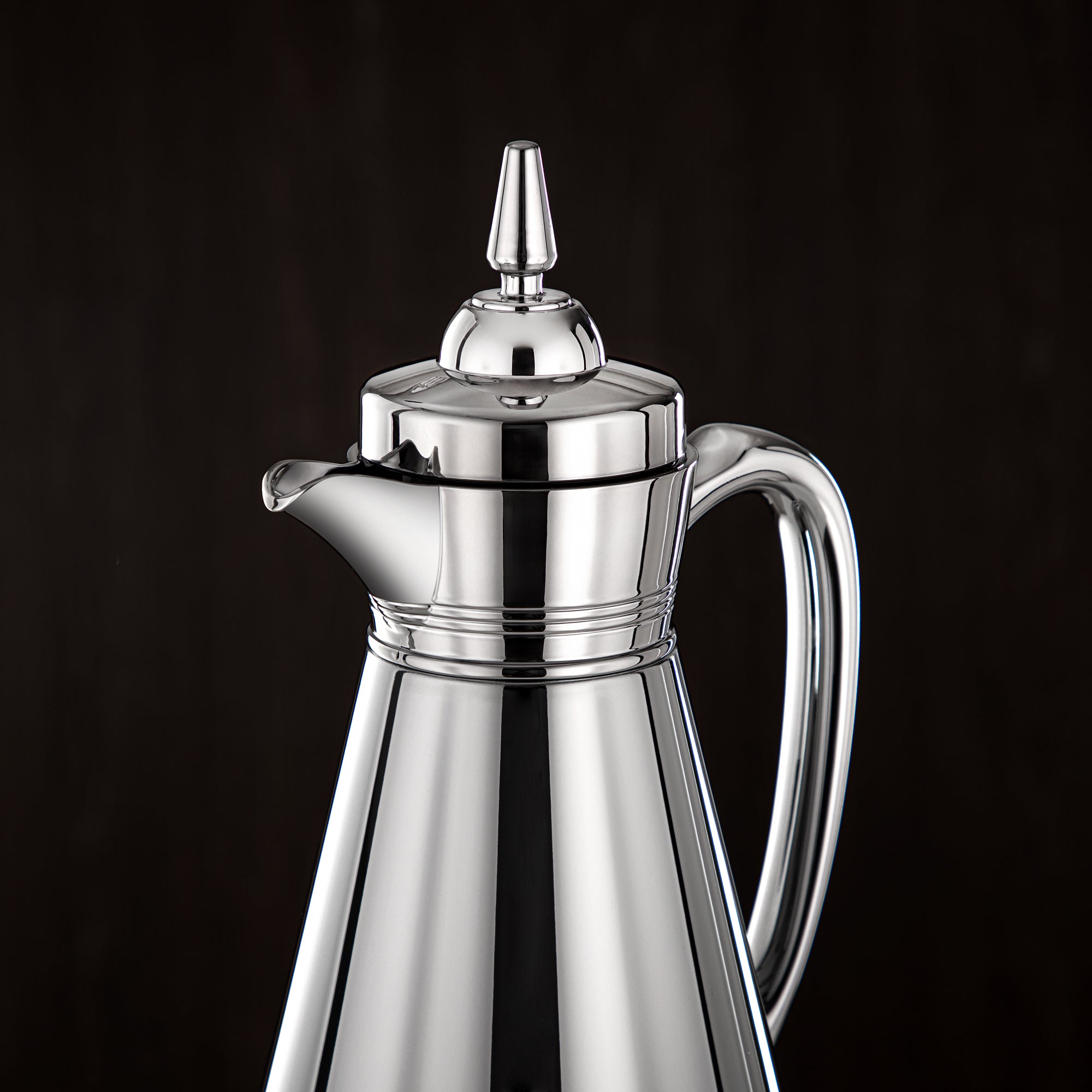 Almarjan Vacuum Flask Set, 0.7L + 1L, Silver (UBC-A0700/B1000 C) - Ramadan Serveware