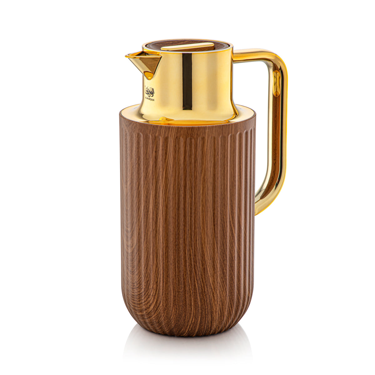 Almarjan 1,6 liter vakuumkolbe lys træ og guld - 2C122-160 LW/G