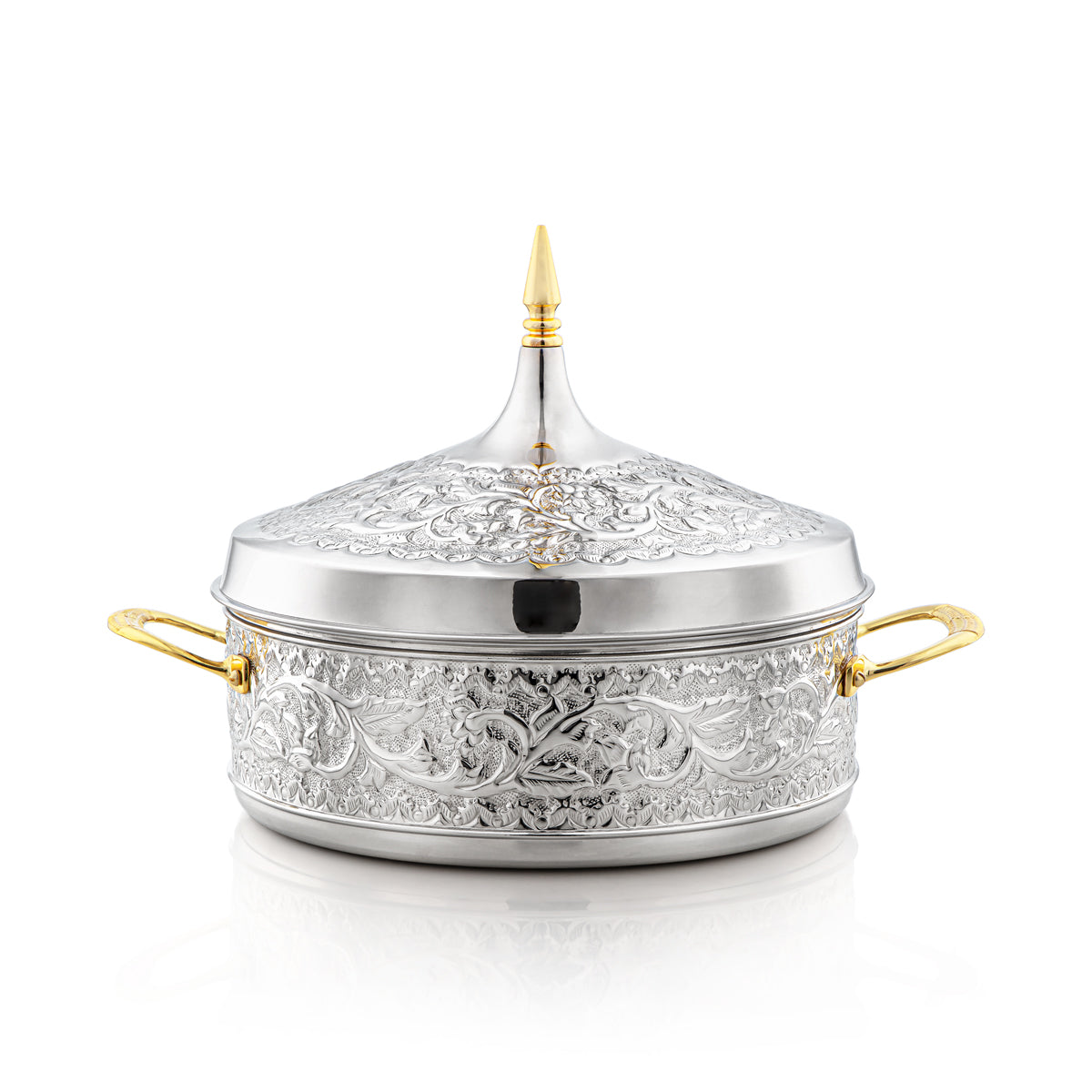 Almarjan 32 CM Messing Hot Pot Sølv & Guld - MD-2929B