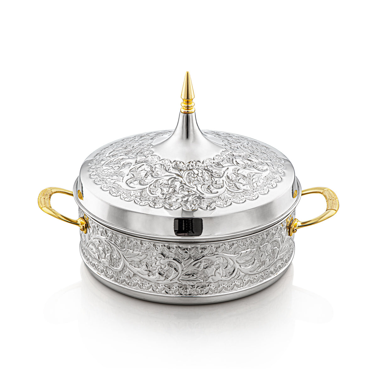 Almarjan 32 CM Messing Hot Pot Sølv & Guld - MD-2929B