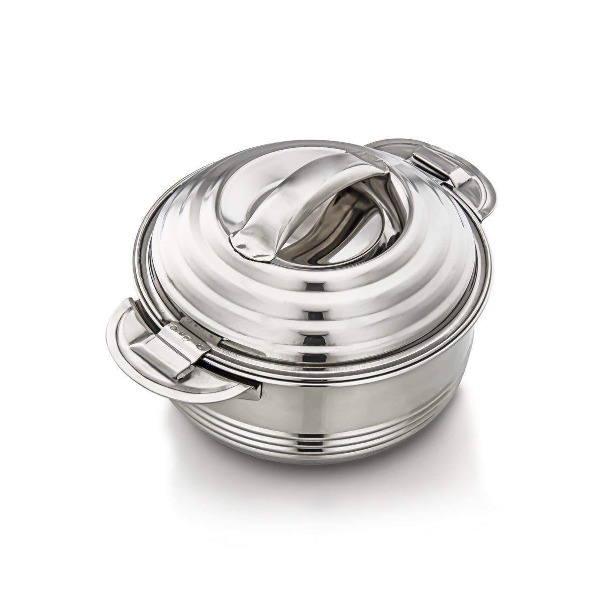 Almarjan 1000 ML Casa Collection Stainless Steel Hot Pot Silver - STS0290610