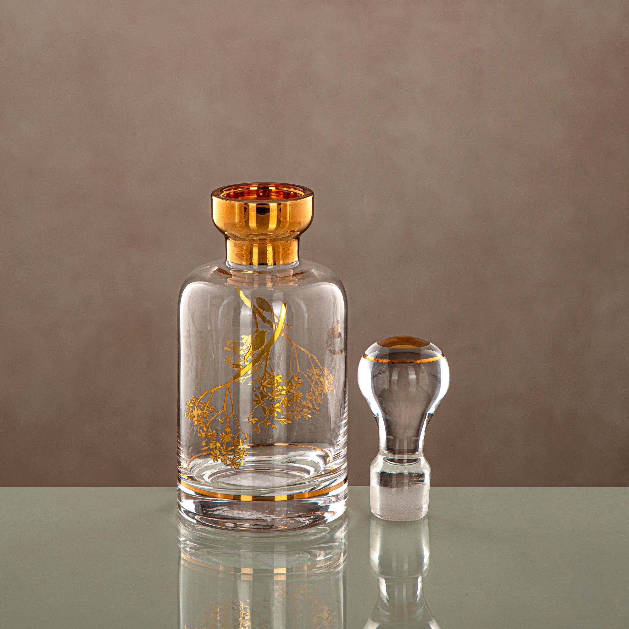 Almarjan Perfume Bottle Clear & Gold 29 tola (0863P-XQZT-GLD) Gatherings, special occasions, Ramadan, eid