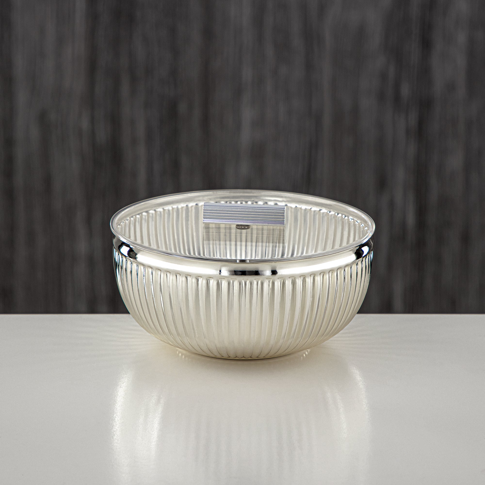 Almarjan Date Bowl Silver 13CM (326L-S) - Serving Dates, Halwa, Ramadan & Eid