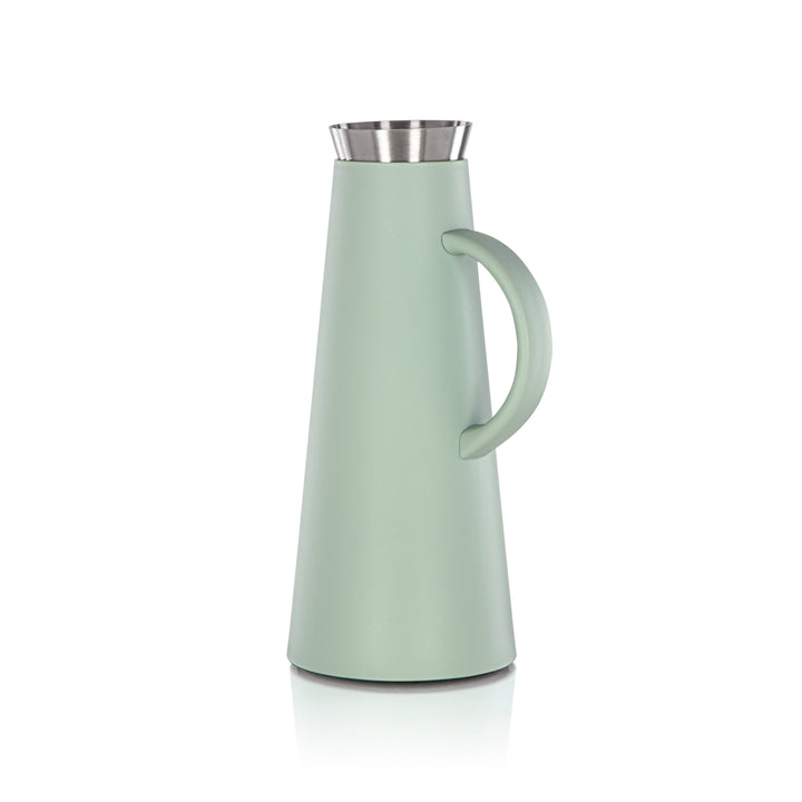 Almarjan 1 Liter Vacuum Flask Green & Silver - 75410-SA