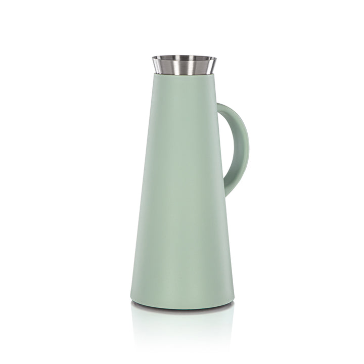 Almarjan 1 Liter Vacuum Flask Green & Silver - 75410-SA