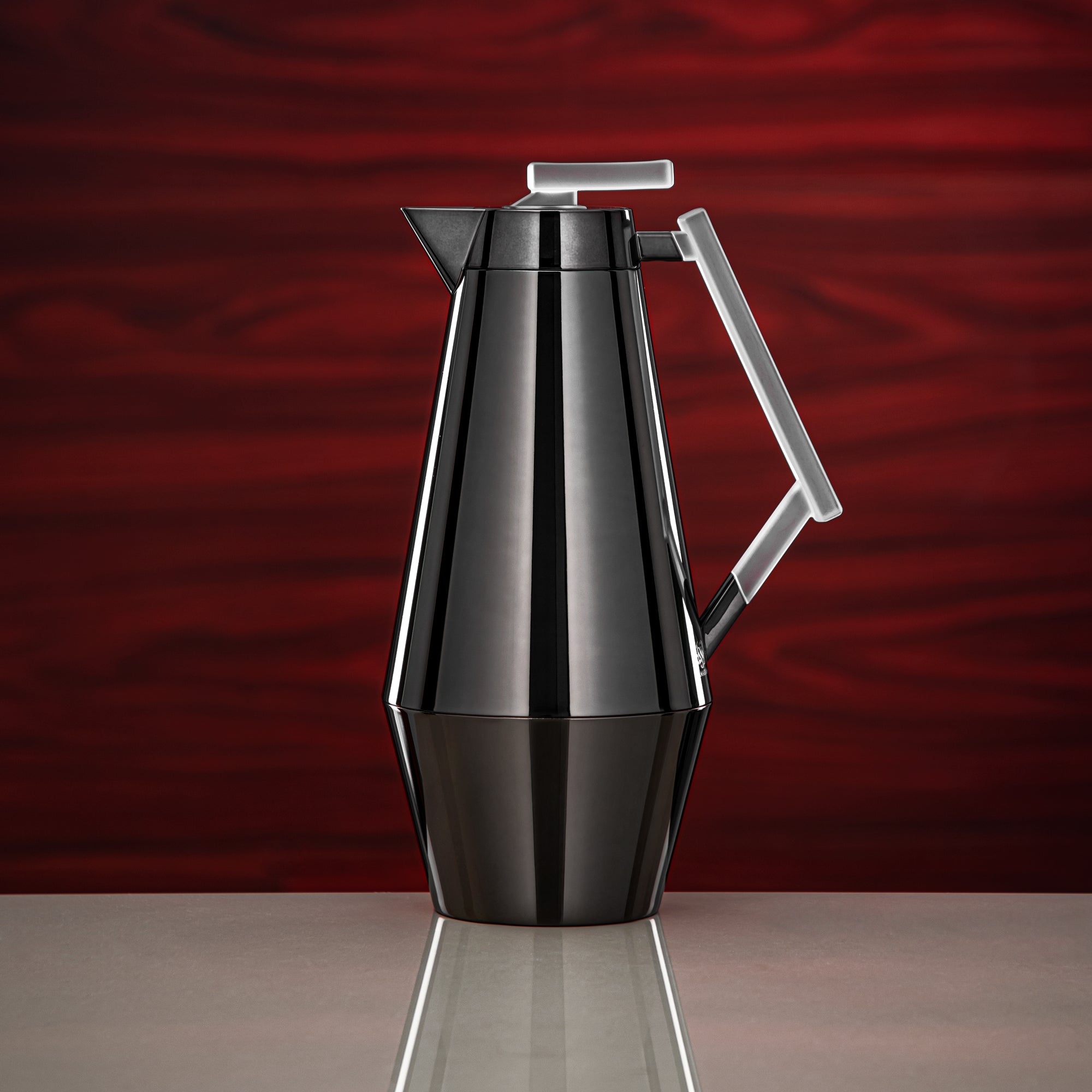 Almarjan Vacuum Flask Set 0.7L & 1L Gun Black & Frost