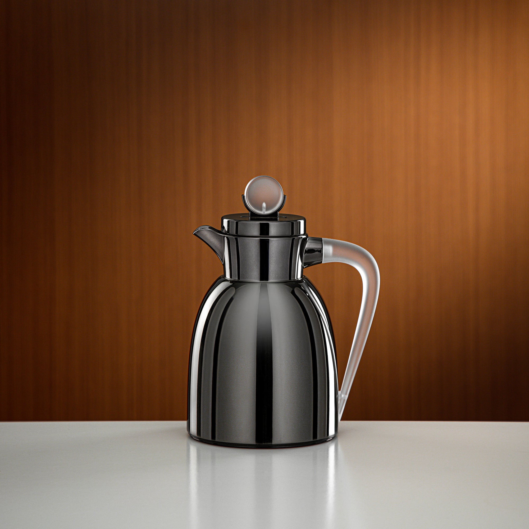 Almarjan Vacuum Flask 0.7L Gun Black & Frost