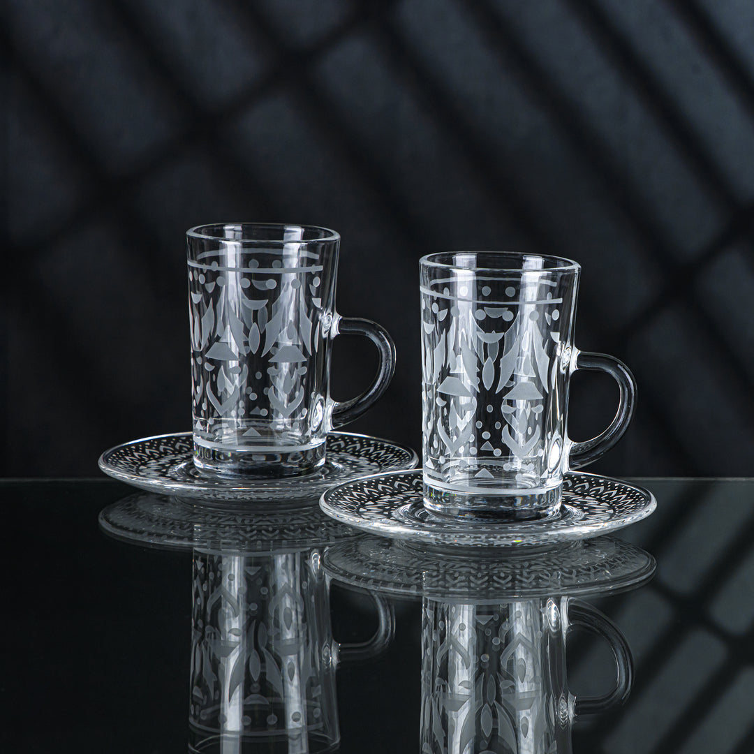 Almarjan 6 stykker Folk Collection Glas Te Kop - GLS2630002