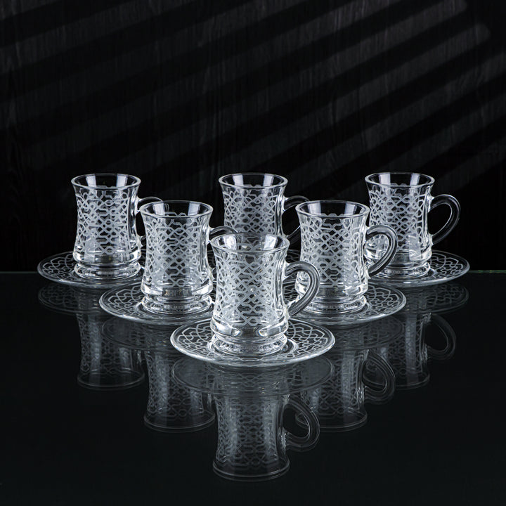 Almarjan 6 stykker mosaikkollektion glas te kop - GLS2630008