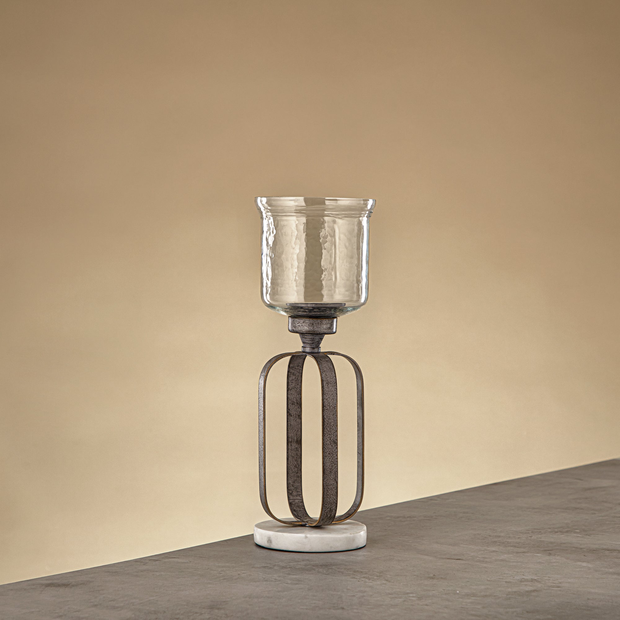 Almarjan Votive Holder 32cm Silver