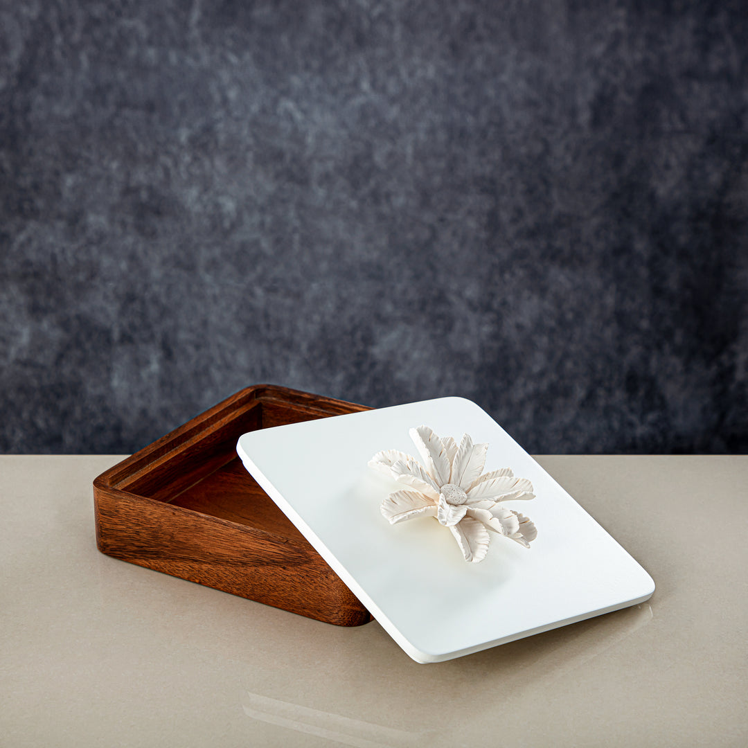 Almarjan 20 CM Square Flora Box - KDTD672SQL