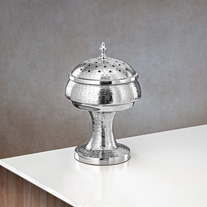 Almarjan 27 CM Incense Burner Silver - MD-271