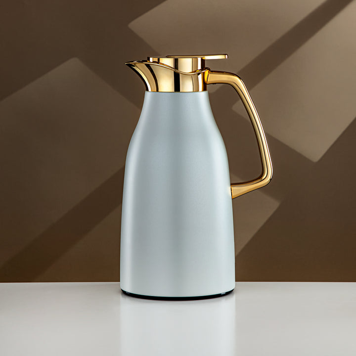 Almarjan 1.3 Liter Vacuum Flask Matt Grey & Gold - RGC-1300Q265YZC95