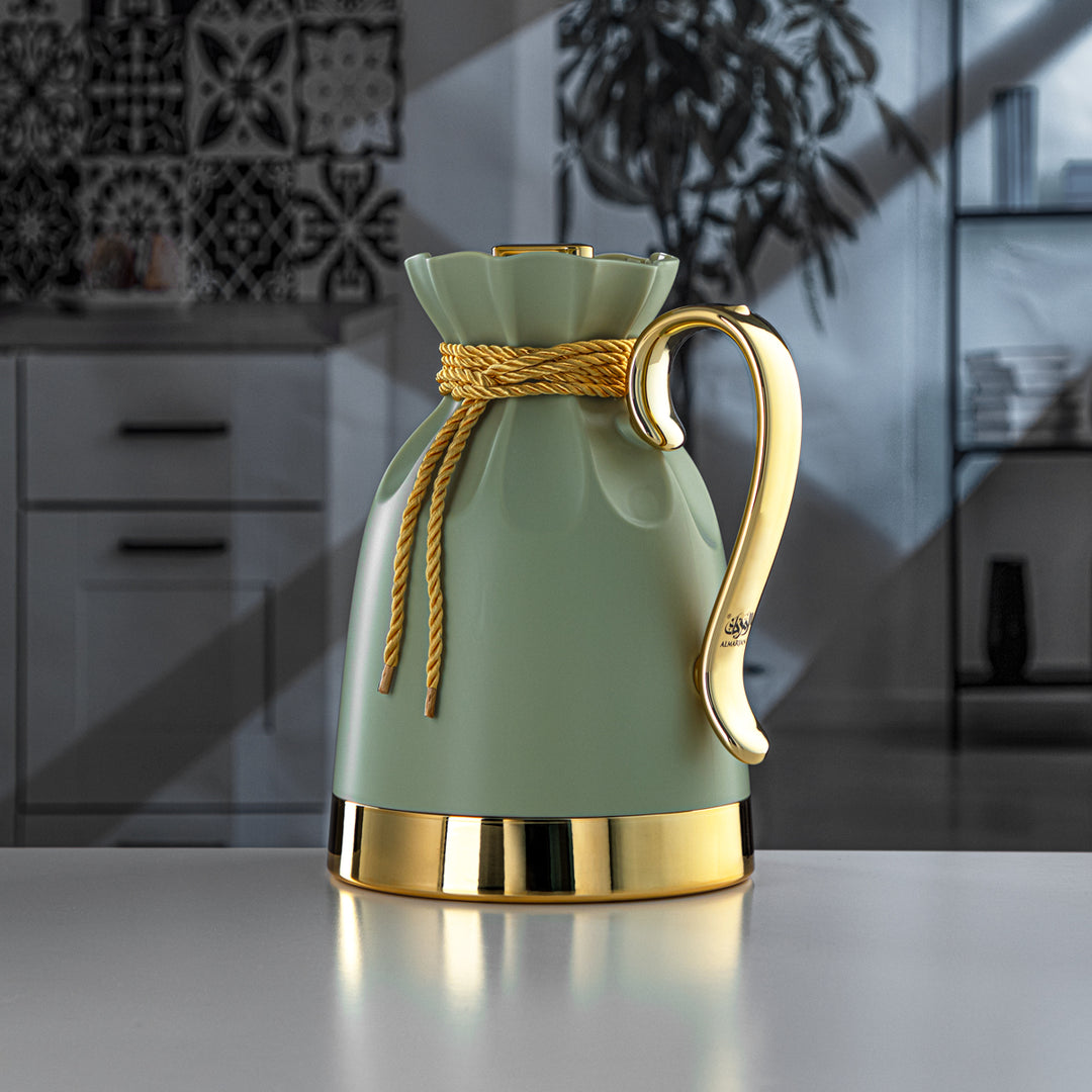 Almarjan 1 liter vakuumkolbe Willow Green &amp; Gold - SM-2D932-100 WLG/G/G