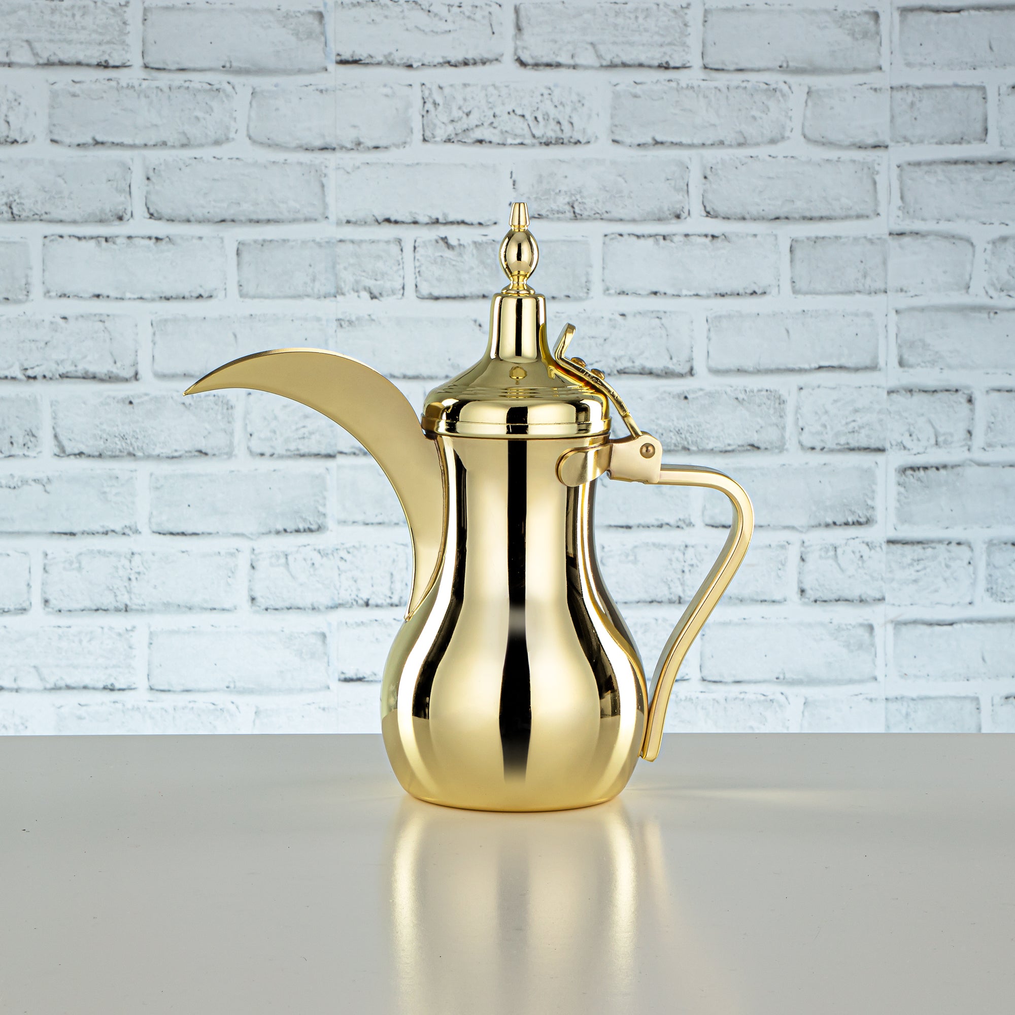 Almarjan 2 Pieces Albawadi Collection Stainless Steel Tea & Coffee Set - STS0013127