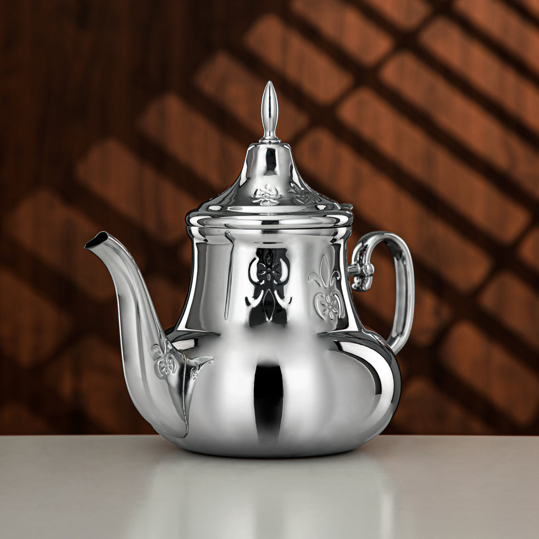 Almarjan 2 Liter Sahara Collection Stainless Steel Teapot Silver - STS0013181