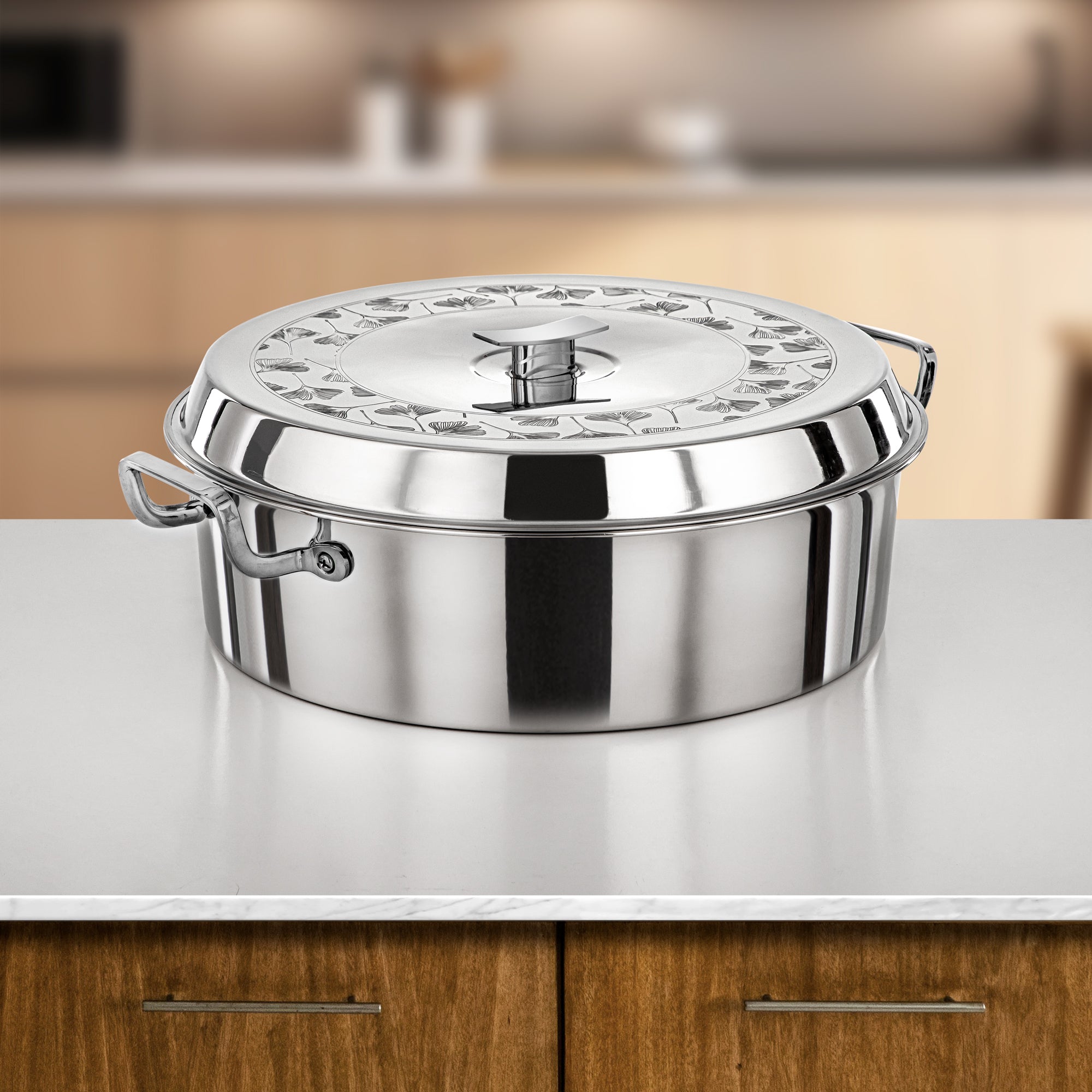 Almarjan Badr Hot Pot Set 3 Pieces Silver