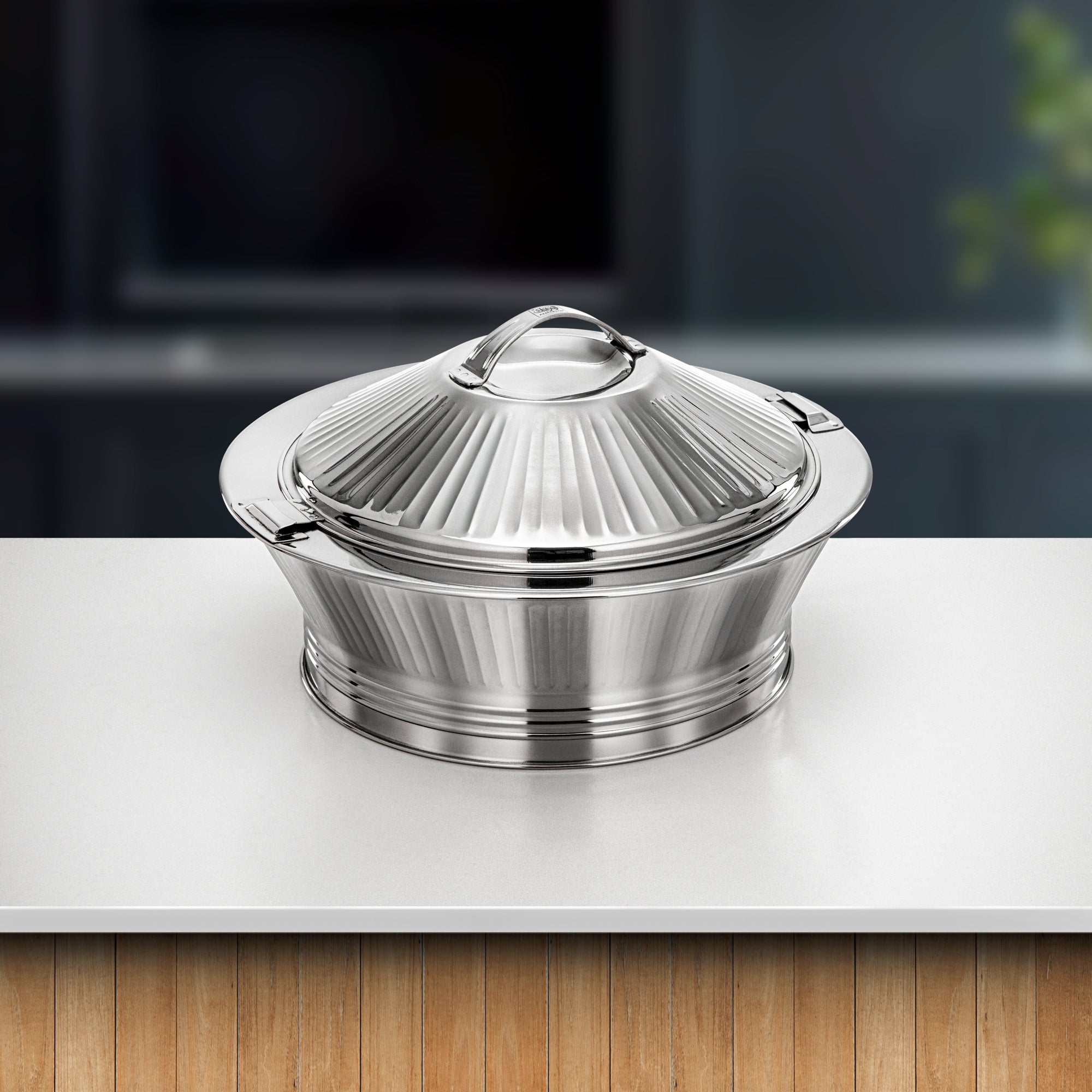 Almarjan Manara Hot Pot Set 3 Pieces Silver