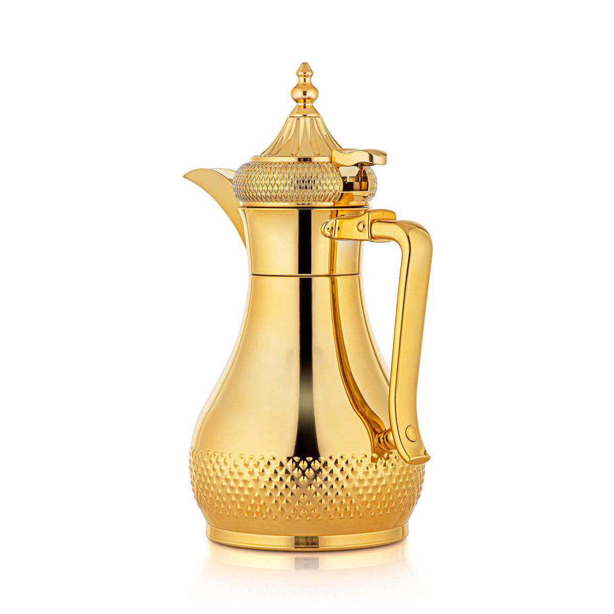 Almarjan 1 Liter Stainless Steel Vacuum Dallah Gold - SWD/D-100-G