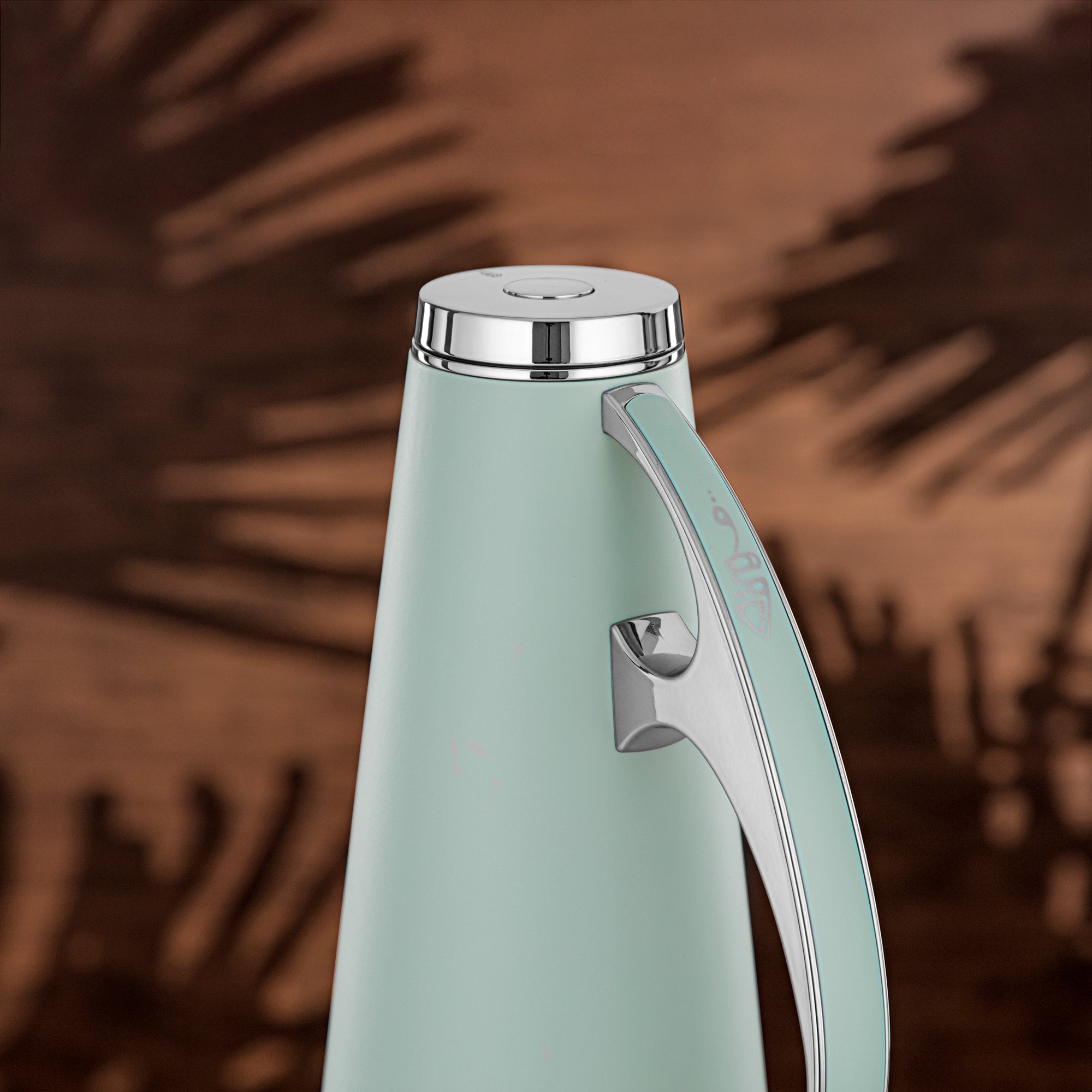 Almarjan Vacuum Flask Set, ABS, 1L + 1L, Light Green & Silver (UPP-1000/1000 GREC) - Modern Serving