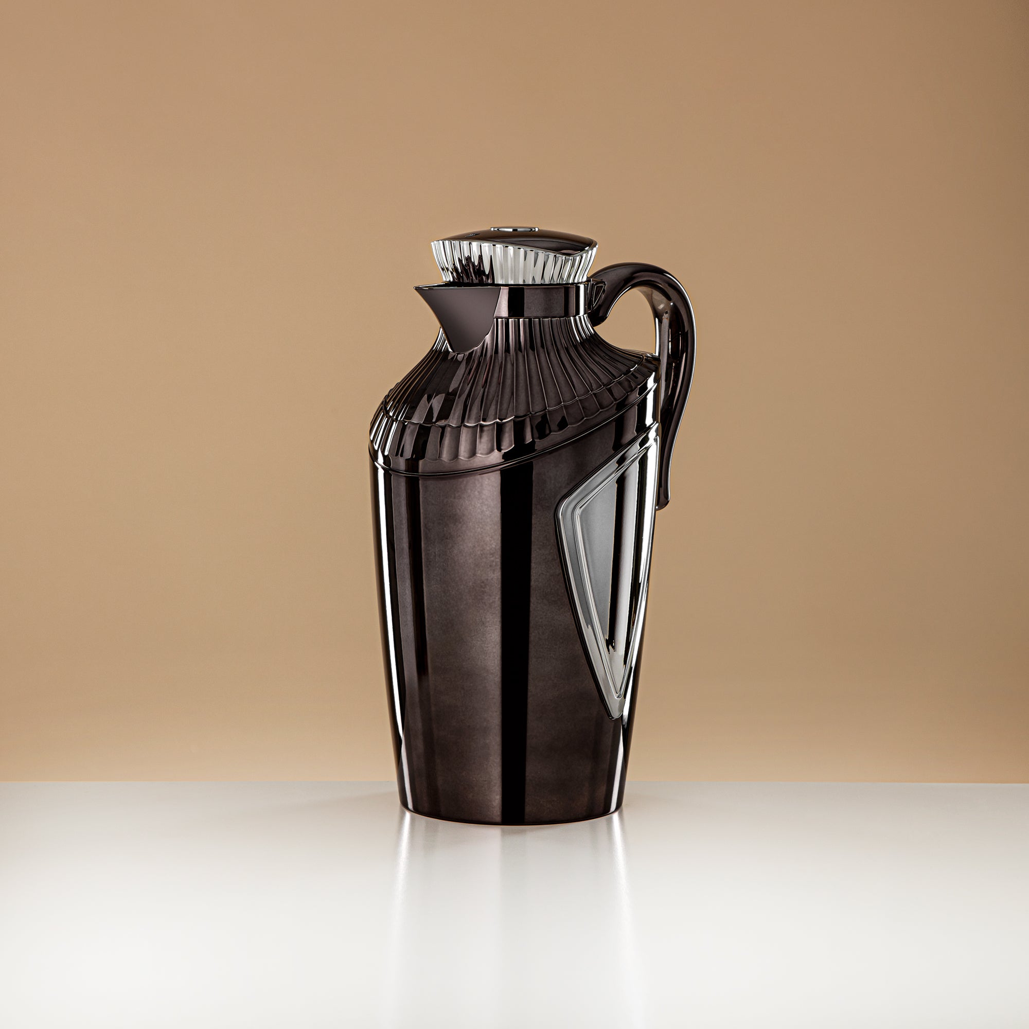 Almarjan 2 Pieces Vacuum Flask Set Gunmetal & Silver - UWP-0700/1000 E10C