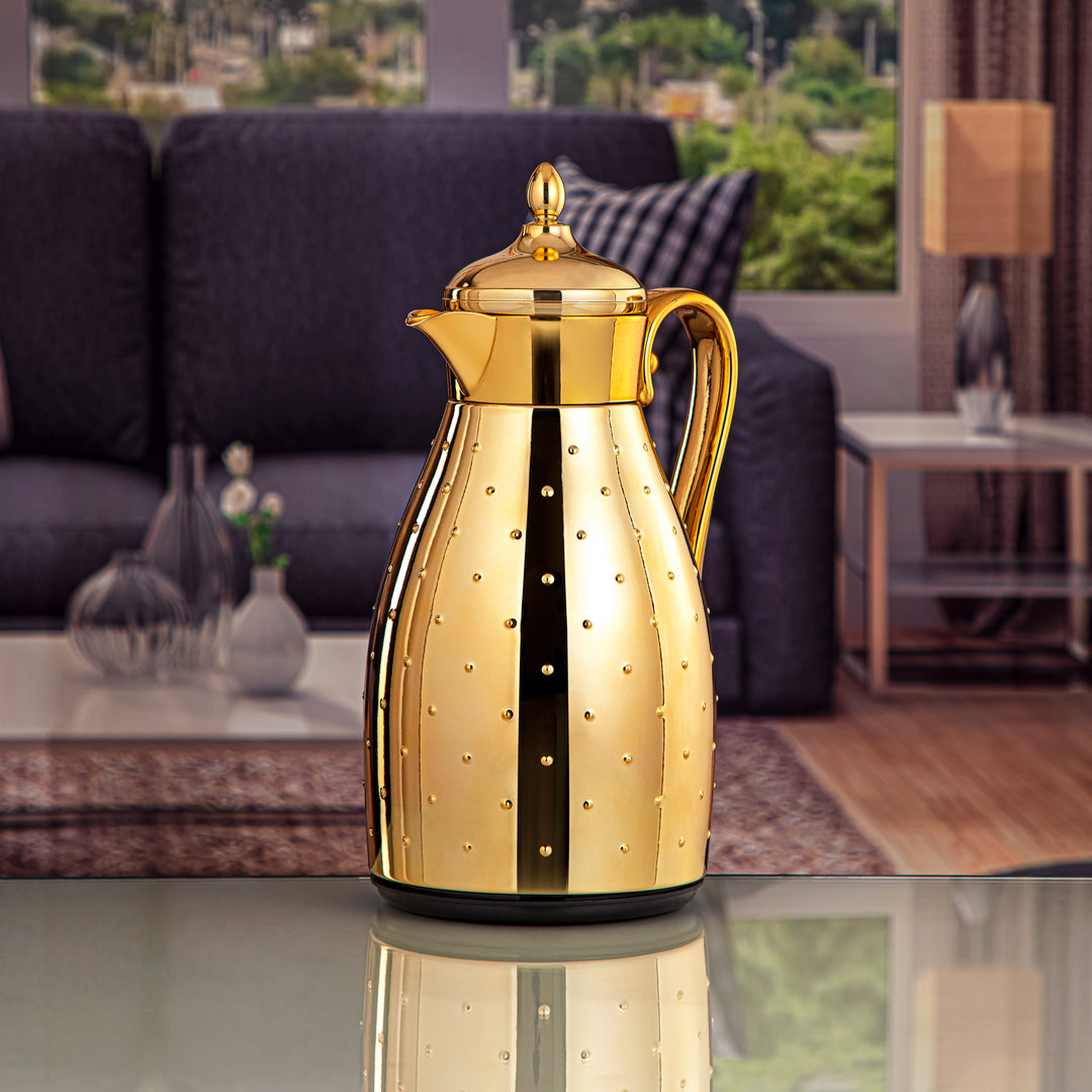 Almarjan 1 Liter Vacuum Flask Gold - VAF0010337