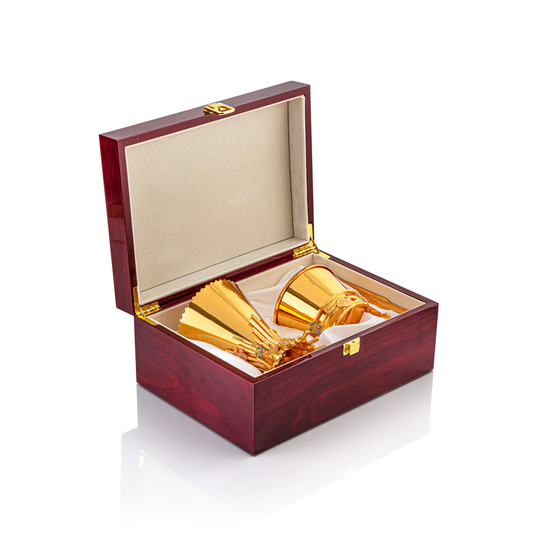 Almarjan 2 stykker Sanabel Collection Incese brænder sæt guld BK-07M-FG
