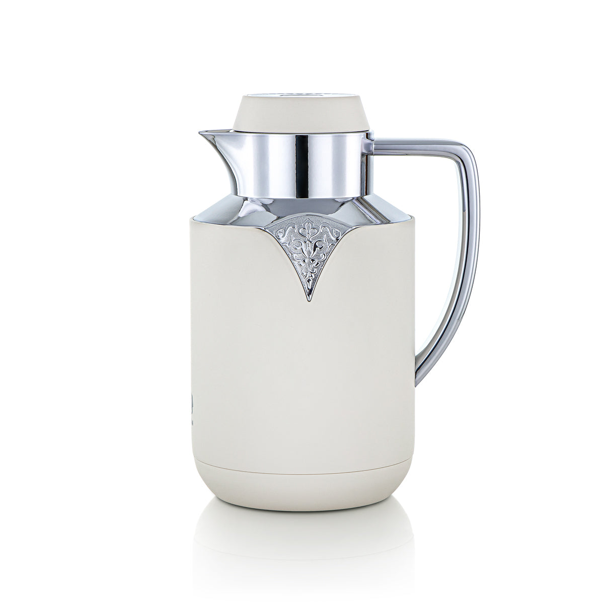 Almarjan 2 Pieces Vacuum Flask Set Ivory & Silver - FG201-070/100 MIV/C
