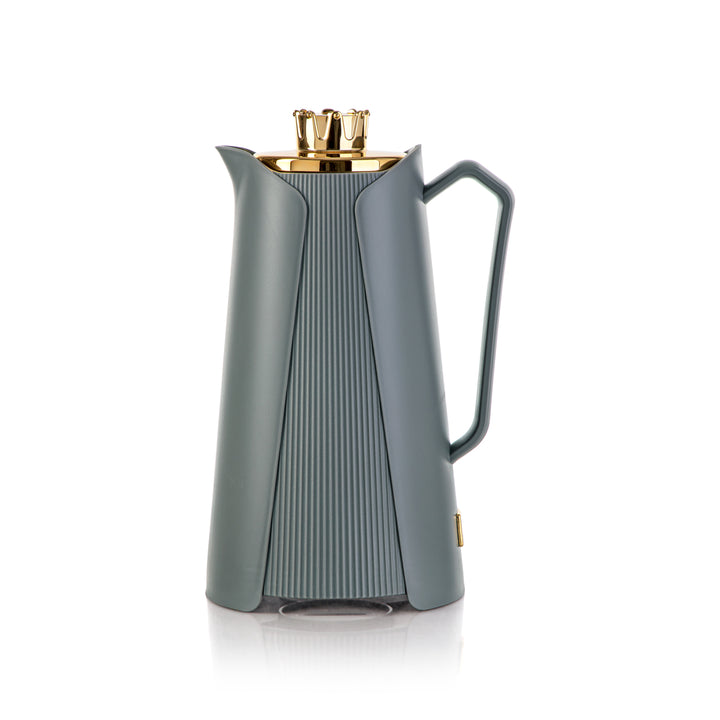 Almarjan 2 Pieces Vacuum Flask Set Elephant Grey & Gold - JT21AB-100 EG/G