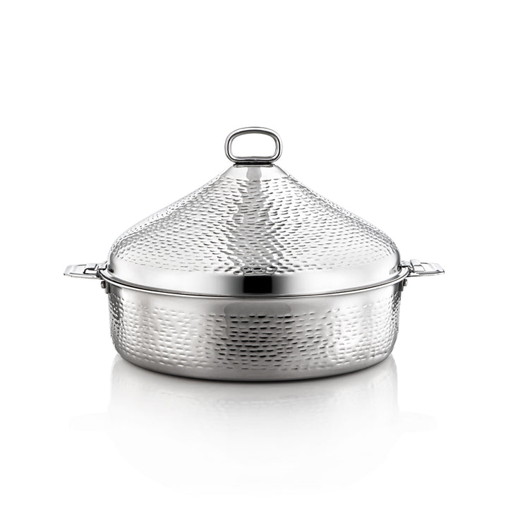 Almarjan 35 CM Abeer Collection Rustfrit Stål Hot Pot Sølv - H21M53 Lås