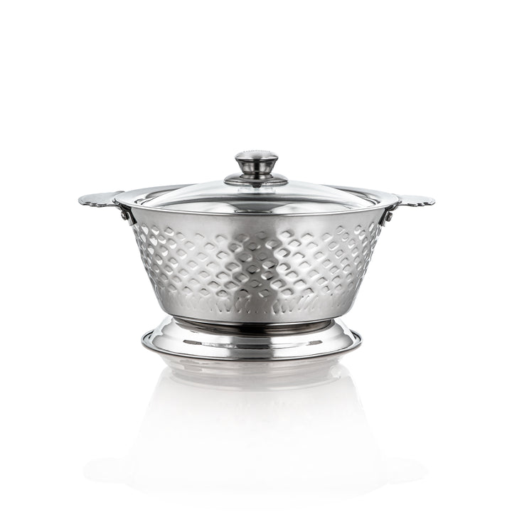 Almarjan 3000 ML Naghma Collection Rustfrit Stål Hot Pot Sølv - H22M57