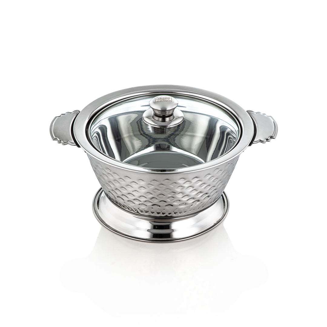 Almarjan 3000 ML Naghma Collection Stainless Steel Hot Pot Silver - H22M57