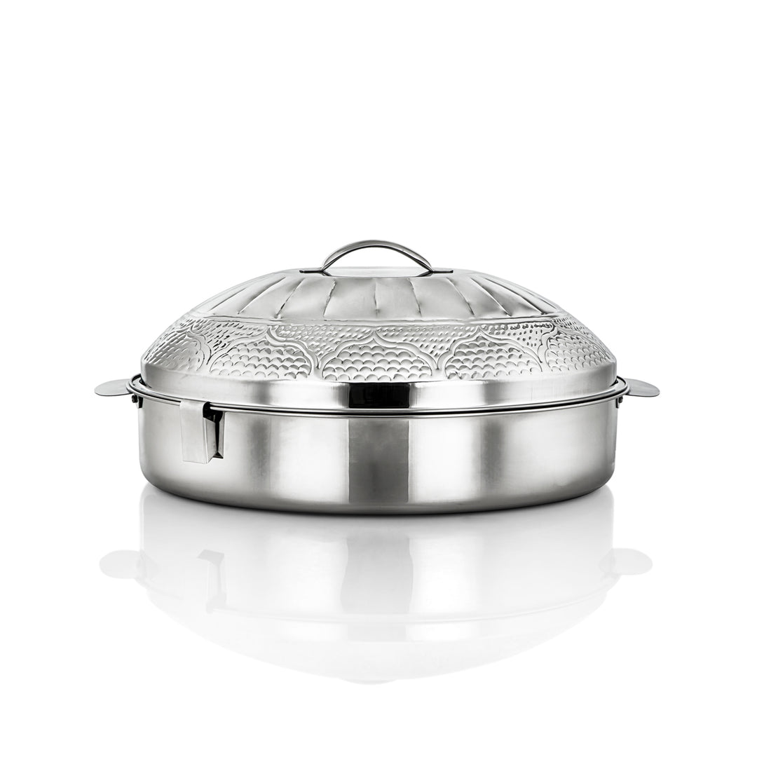 Almarjan 50 CM Marmar Collection Rustfrit Stål Oval Hot Pot Sølv - H23M15