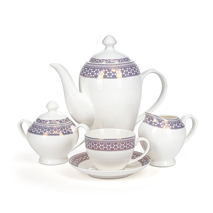 Almarjan 46 stykker Bone China middagssæt - SX-015