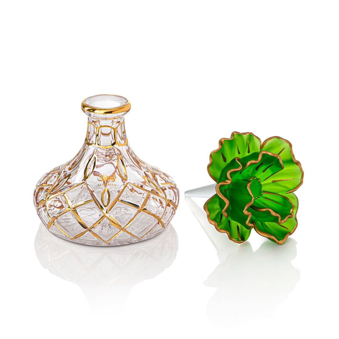 Almarjan 16 Tola Perfume Bottle - VR-HAM004-GG Green